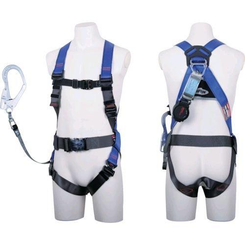 ツヨロン TH-502-OH93SV-OT-P-M-R23-BX コアハーネス ランヤード付 ＴＨ−５０２−ＯＨ９３ＳＶ−ＯＴ ワン・ハンドリトラ パープル Ｍサイズ 赤 | ブランド登録なし