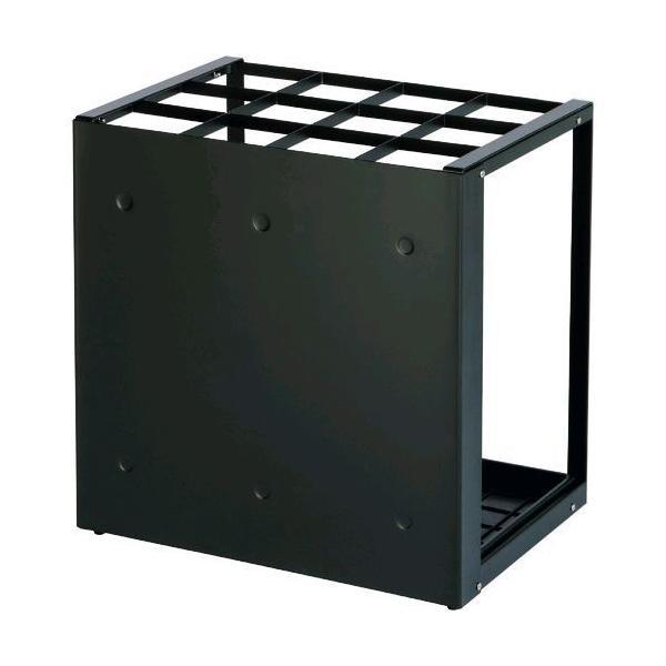 テラモト UB-299-036-7 パネル傘立３６ ブラック UB2990367 グリーン購入法適合品 パネル傘立て 傘スタンド | 