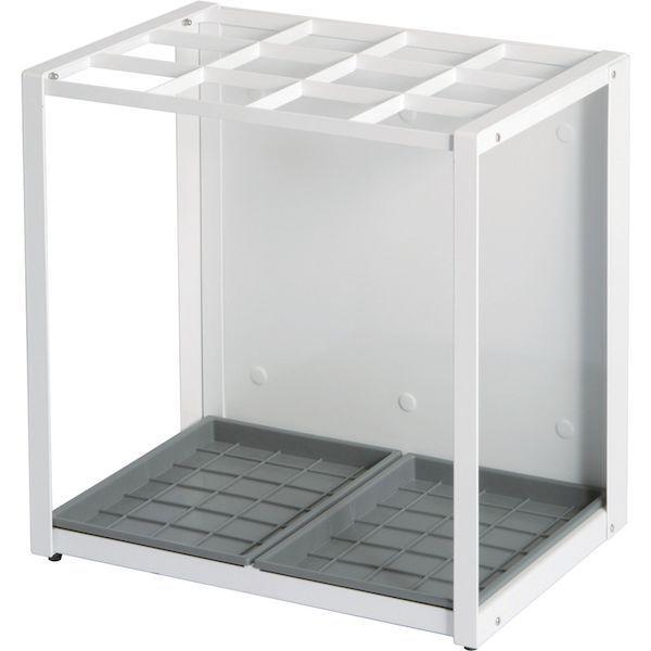 テラモト UB-299-036-8 パネル傘立３６ ホワイト UB2990368 グリーン購入法適合品 パネル傘立て 傘スタンド |  | 01