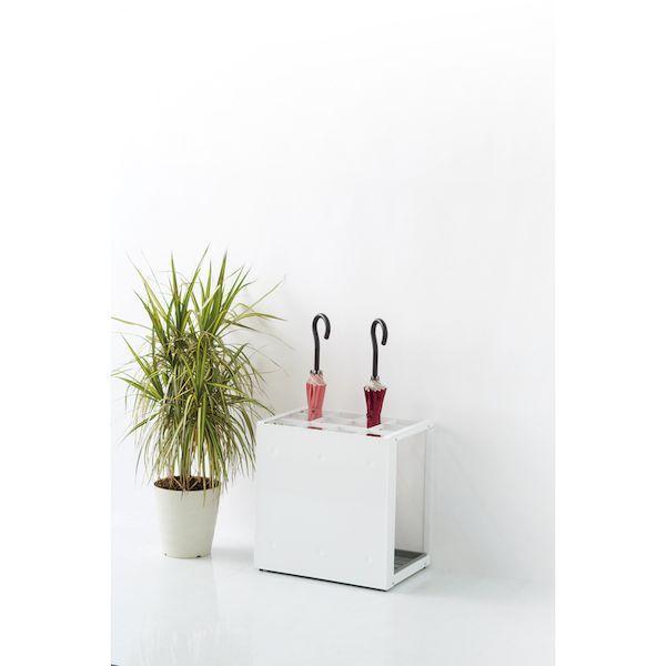 テラモト UB-299-036-8 パネル傘立３６ ホワイト UB2990368 グリーン購入法適合品 パネル傘立て 傘スタンド |  | 03