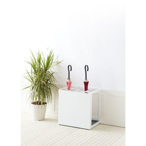 テラモト UB-299-036-8 パネル傘立３６ ホワイト UB2990368 グリーン購入法適合品 パネル傘立て 傘スタンド |  | 04