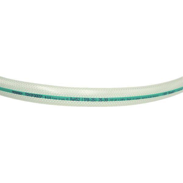 トヨックス TFB-38-5 食品用耐熱・耐圧ホース トヨフーズホース 内径３８ｍｍ×外径４８ｍｍ 長さ５ｍ ＴＦＢ−３８−５ TFB385 TOYO |  | 01