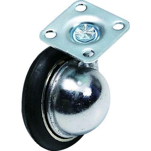 あすつく対応 「直送」 ＳＡＭＳＯＮＧ TP1160-01-CR-RT サムソン メタルボールキャスター 自在 ゴム車 ６０ｍｍ TP116001CRRT | 