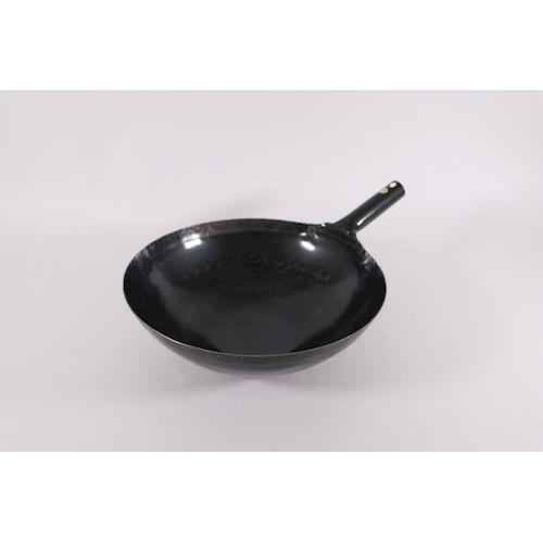 カンダ KANDA 山田工業所 鉄打出片手中華鍋 1.6mm 36cm 北京鍋 業務用 打ち出し | 