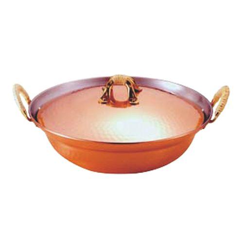 4518160000465 新光金属 銅槌目入れよせ鍋 27cm S−1055M 純銅よせ鍋 新光堂 鎚目入れ ちり鍋 | 