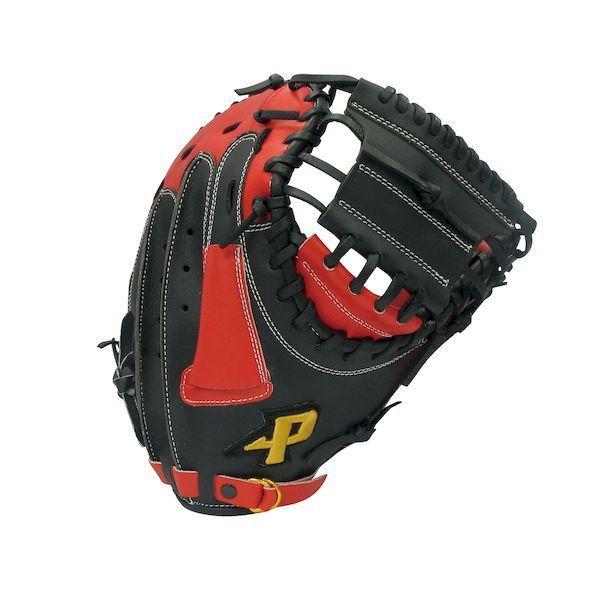 4982724112510 PROMARK PCMS&minus;4823 3号用・キャッチャー・ファースト兼用ソフトボールグラブ 色：レッドオレンジ&times;ブラック