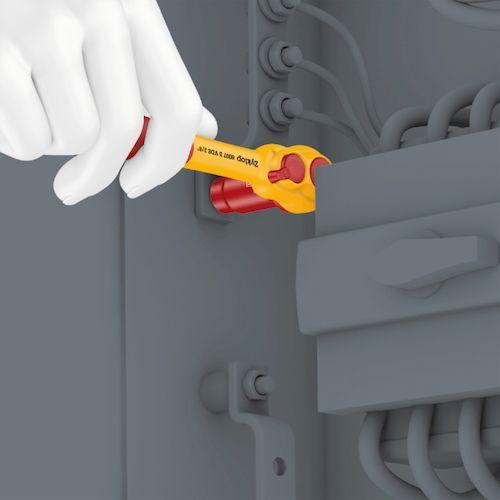 あすつく対応 「直送」 Ｗｅｒａ 004966 ８００７Ｂ　ＶＤＦ　絶縁ラチェットハンドル 差込角９．５ｍｍ 4966 | ブランド登録なし | 03