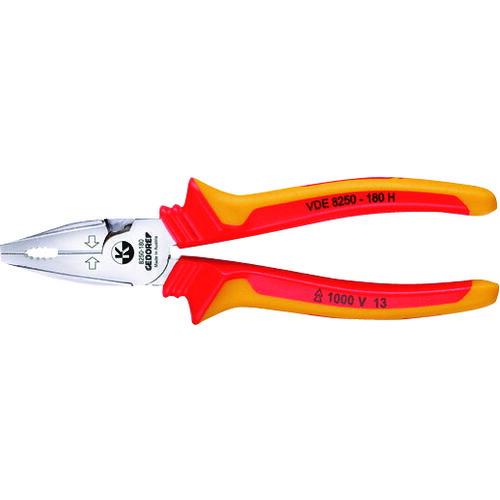あすつく対応 「直送」 ＧＥＤＯＲＥ 1550942 絶縁ペンチ ＶＤＥ８２５０Ｈ １６０ｍｍ ゲドレー社 160mm1550942 137-2422 | ブランド登録なし