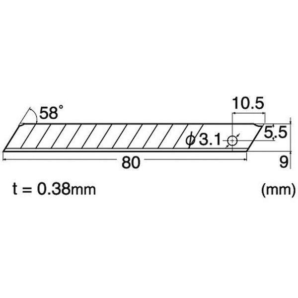 あすつく対応 「直送」 ＮＴ BA-50SS Ａ型カッターステンレス替刃 BA50SS |  | 01