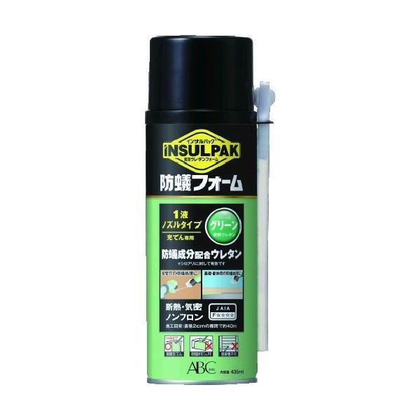 あすつく対応 「直送」 ＡＢＣ IBF 簡易型発泡ウレタンフォーム １液ノズル＆ガンタイプ インサルパック インサル防蟻フォーム ４３５ｍｌ フォーム | 