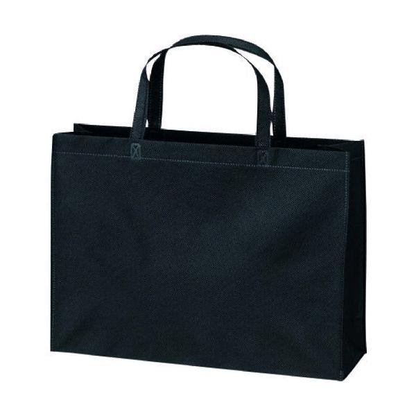 エーワン LC0180AB20 ベーシックトート１００　Ａ４横　黒 | 