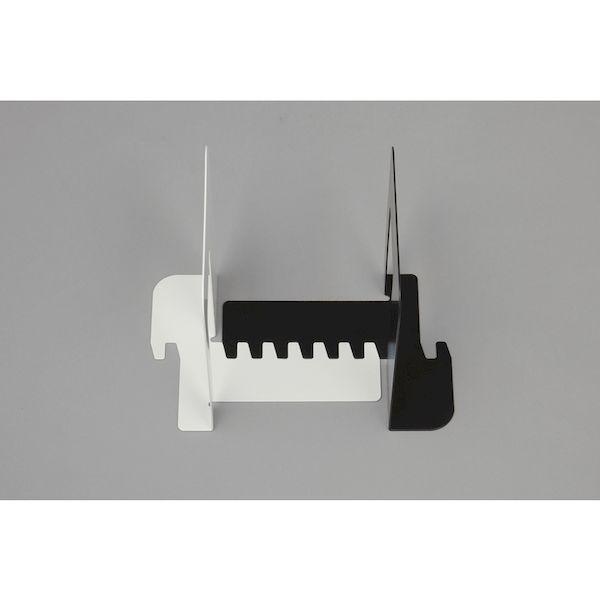 あすつく対応 「直送」 カール SKB-150-K システムキーブックエンド　ブラック SKB150K |  | 01