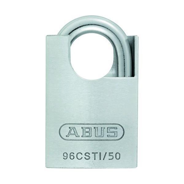 あすつく対応 「直送」 ＡＢＵＳ TITALIUM 96CSTI/50 シャックルガード付シリンダー南京錠　ＴＩＴＡＬＩＵＭ　９６ＣＳＴＩ／５０ TI | 