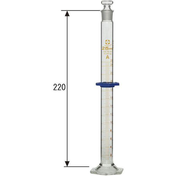 あすつく対応 「直送」 ＳＩＢＡＴＡ 023550-25 有栓メスシリンダー　スーパーグレード　２５ｍＬ 2355025 |  | 01
