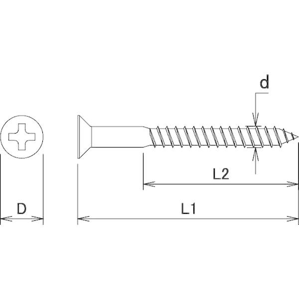 あすつく対応 「直送」 ダイドーハント 10179276 棚柱専用ビス ＸＭ−７ ３．１Ｘ１６ ６０本 tr-1142532 |  | 01