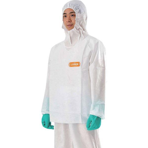 あすつく対応 「直送」 東レ 220-03024(XXL) ＬＩＶＭＯＡ Ｒ下 リブモア Ｒ下 ３０００ セパレート服上衣 ヤッケＸＸＬサイズ 220 |  | 01