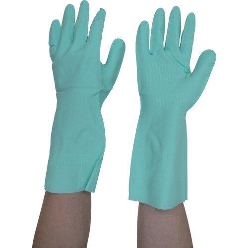 あすつく対応 「直送」 トワロン 242-L ニトリルゴム手袋　ニトリルゴム中あつ手　グリーン　Ｌ 242L | 
