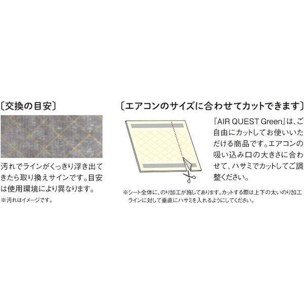 あすつく対応 「直送」 ダイアン・サービス AQG1-01-02 エアークエストグリーン　３８×８０　２枚入 AQG10102 |  | 04