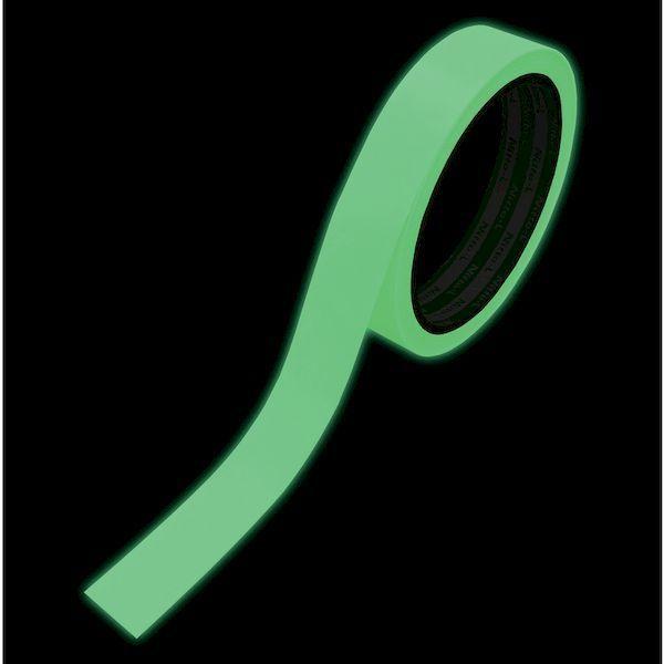 あすつく対応 「直送」 日東エルマテ NBK-1905CLY 高輝度蓄光蛍光テープ エルクライトレモン １９ｍｍ×５Ｍ レモンイエロー グリーン NBK1905CLY |  | 01