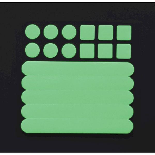 あすつく対応 「直送」 日東エルマテ NBK-SHCLY 高輝度蓄光蛍光シール エルクライトレモン レモンイエロー グリーン ３種セット NBKSHCLY |  | 02