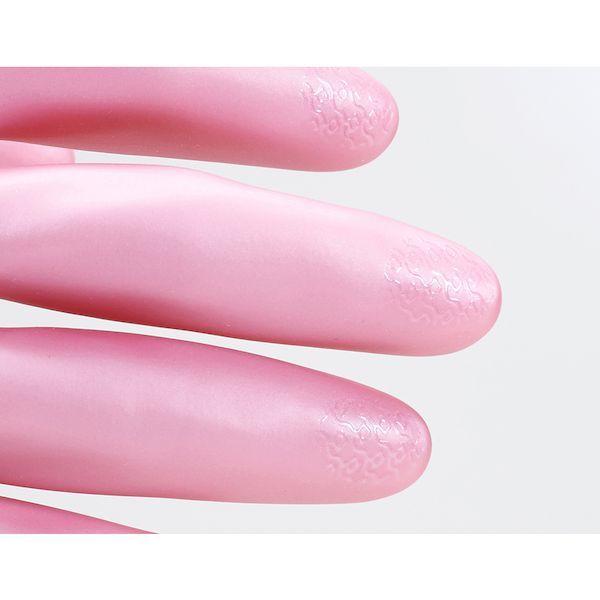 あすつく対応 「直送」 ショーワ NHDSSL-SP 塩化ビニール手袋　ナイスハンドさらっとタッチセミロング　パールピンク　Ｓサイズ NHDSSLSP |  | 04