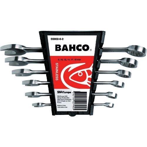 あすつく対応 「直送」 バーコ SS002-6-2 ステンレス製コンビネーションレンチ６本セット　ミリサイズ SS00262 | 
