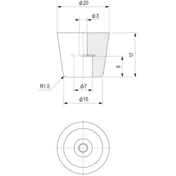 あすつく対応 「直送」 栃木屋 TM-TK-2017-F 抗菌ゴム足 TMTK2017F |  | 01