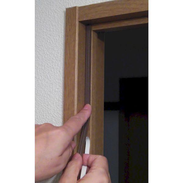 あすつく対応 「直送」 槌屋 TSP-002 戸当りすき間テープ　Ｐ型　ブラウン TSP002 |  | 02