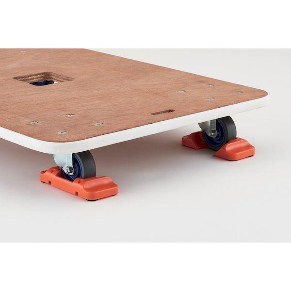 あすつく対応 「直送」 ＴＲＵＳＣＯ CH75100-2S ７５パイ／１００パイキャスター用車止め“とめたろう”　２個１組 CH751002S |  | 02