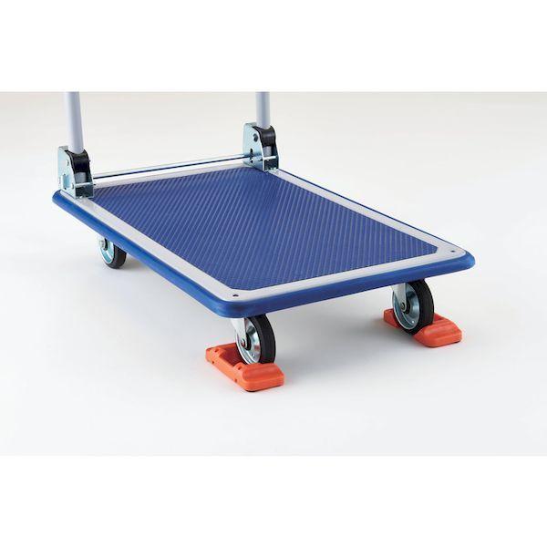 あすつく対応 「直送」 ＴＲＵＳＣＯ CH75100-2S ７５パイ／１００パイキャスター用車止め“とめたろう”　２個１組 CH751002S |  | 03