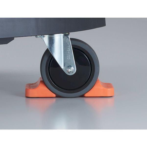 あすつく対応 「直送」 ＴＲＵＳＣＯ CH75100-2S ７５パイ／１００パイキャスター用車止め“とめたろう”　２個１組 CH751002S |  | 06