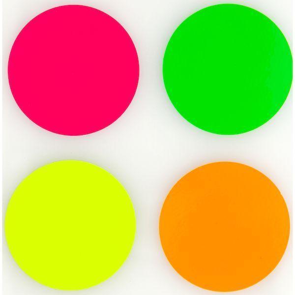 あすつく対応 「直送」 ＴＲＵＳＣＯ FRL5020-GN 蛍光ドットシール ５０Φ グリーン １シート２０個入 FRL5020GN 粘着テープ |  | 01