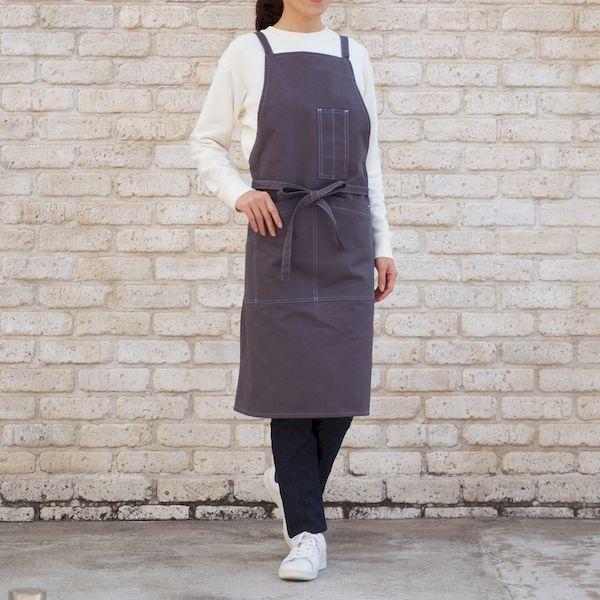 あすつく対応 「直送」 ＴＲＵＳＣＯ HEP-GY キャンバスエプロン たすきタイプ グレー HEPGY グレー2072801 207-2801 |  | 07