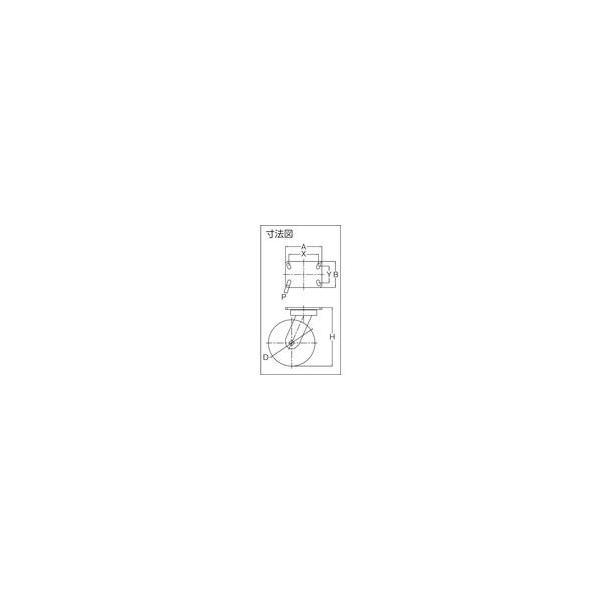ＴＲＵＳＣＯ HR/HM100320PCI-TG-WB 重量キャスター　自在ＳＰ付　１００ＭＭ　耐湿ウレタン車輪３２０ＫＧＦ HRHM100320PC |  | 02