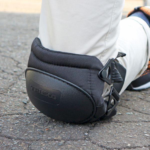 ＴＲＵＳＣＯ KPBT-BK 膝パッド バックルタイプ 両足２個セット 黒 KPBTBK 黒2071957 207-1957 |  | 04