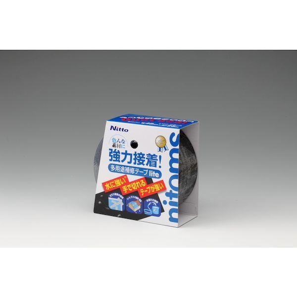 あすつく対応 「直送」 ニトムズ M5355 多用途補修テープｌｉｔｅ４８ｍｍｘ２５ｍブラック 多用途補修lite Nitoms |  | 01