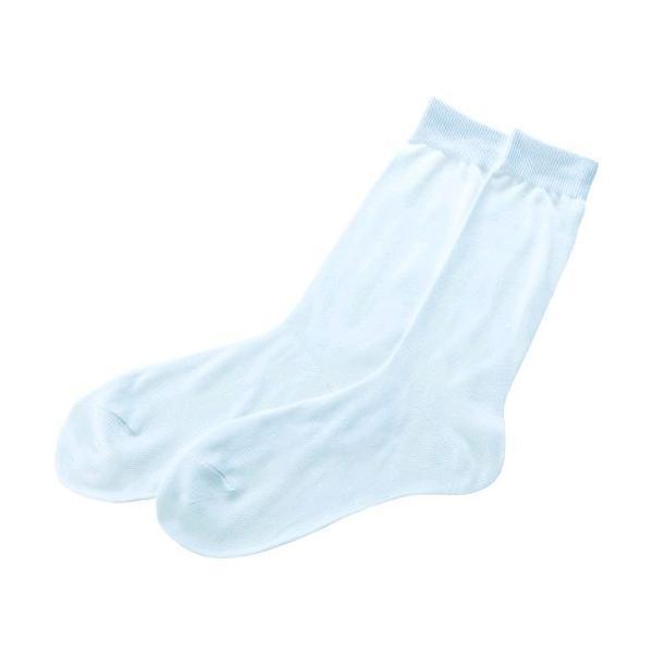 あすつく対応 「直送」 ＴＲＵＳＣＯ SCO-5 重ね履き用靴下 白 ５足組 ２５〜２７ｃｍ SCO5 207-0747 1PK | 