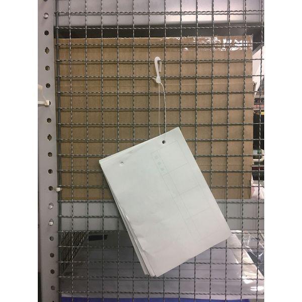 あすつく対応 「直送」 ＴＲＵＳＣＯ SFLS-100 はがき・チラシ用フック　全長１５１ｍｍ　内径１２ｍｍ　１００本入 SFLS100 |  | 01