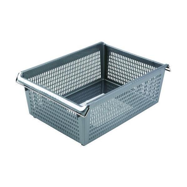 ＴＲＵＳＣＯ SKTA4D-GY スタックトレーハンドル付 Ａ４深型 グレー SKTA4DGY グレー2073030 | 