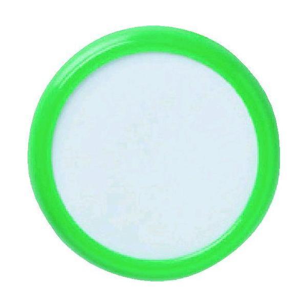 あすつく対応 「直送」 ＴＲＵＳＣＯ TCNF45-GN 丸型名札 クリップピン両用タイプ Φ４５ 緑 TCNF45GN 195-0356 | 