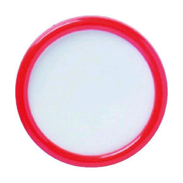 あすつく対応 「直送」 ＴＲＵＳＣＯ TCNF45-R 丸型名札 クリップピン両用タイプ Φ４５ 赤 TCNF45R 赤1950357 195-0357 | 