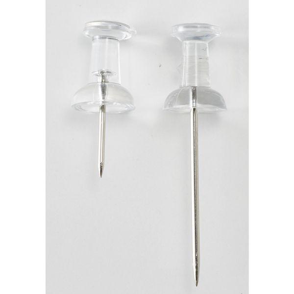 あすつく対応 「直送」 ＴＲＵＳＣＯ T-DGB50-TM ダルマピン 透明 ５０本入 TDGB50TM tr-1158769 | ブランド登録なし | 01