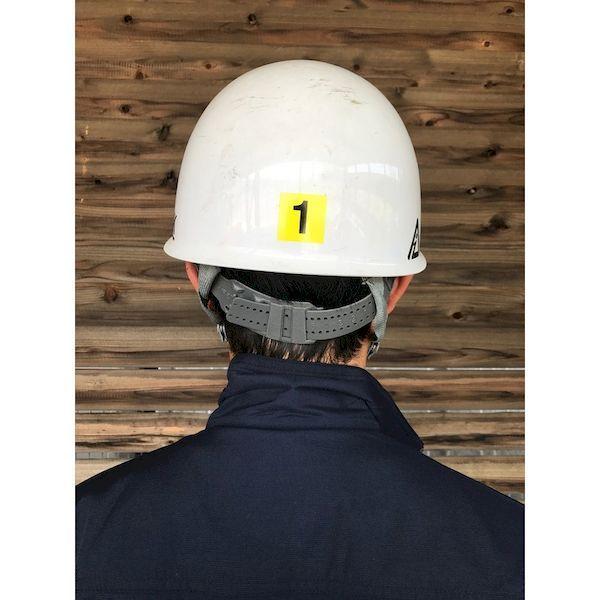 あすつく対応 「直送」 ＴＲＵＳＣＯ TSN-50-10-Y 数字ステッカー ５０×５０ 「０〜９」連番 黄色地／黒文字 １枚入 TSN5010Y |  | 01