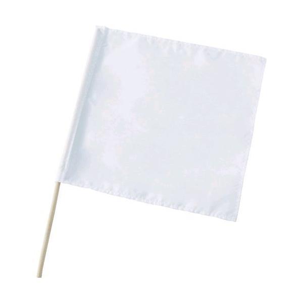 ＴＲＵＳＣＯ TTB-W 手旗 白 木棒セット 旗部４５０Ｘ４５０ＭＭ TTBW tr-1144952 | 