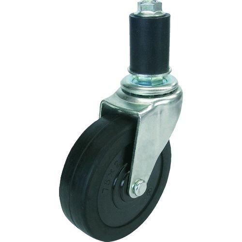 あすつく対応 「直送」 ＴＲＵＳＣＯ TYLTF-75RH パイプ差込式キャスター　自在　Φ７５ TYLTF75RH | 