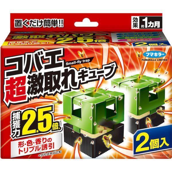 あすつく対応 「直送」 フマキラー 445046 コバエ超激取れキューブ　２個入 |  | 01