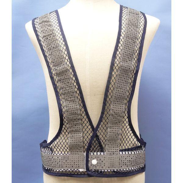 あすつく対応 「直送」 ミズケイ 5941033 サマーベスト「涼風」 ネイビー |  | 01