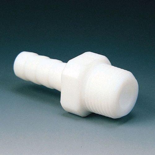 あすつく対応 「直送」 フロンケミカル NR0078-004 ＰＴＦＥ　ハーフオスチューブジョイント竹の子外径１０φ×Ｒ３／８ NR0078004 | ブランド登録なし