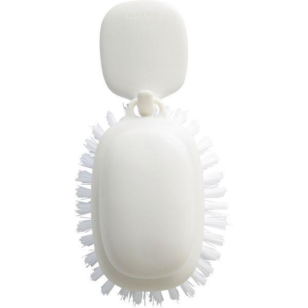 あすつく対応 「直送」 ＭＡＲＮＡ W601W お風呂のブラシ　ホワイト |  | 02