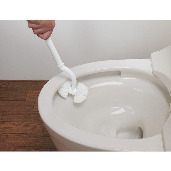 あすつく対応 「直送」 ＭＡＲＮＡ W630W 抗菌ＳＬＩＭトイレブラシ・Ｗ |  | 02